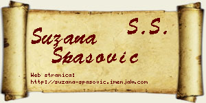 Suzana Spasović vizit kartica
